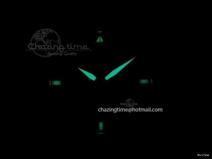MIROTIME 0414 Pilot Chrono IW388003 Real Ceramic V6F Best Edition Green Markers On Black Nylon Strap A Effortless 7283